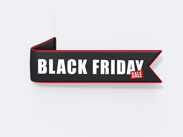 PSD black friday-verkaufsbanner-werbemodell