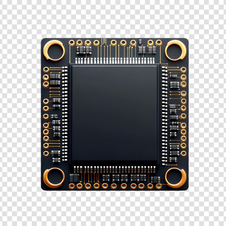 PSD black gold microchip technology circuit board design