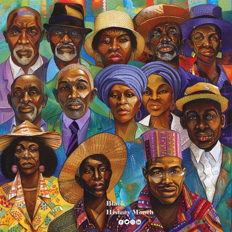 PSD black history month african american history celebrated