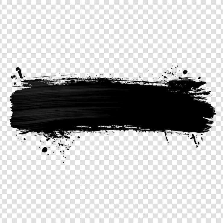 PSD black ink splashes abstract background design
