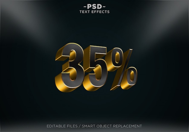 Black royal discount 35% efeitos de texto editáveis