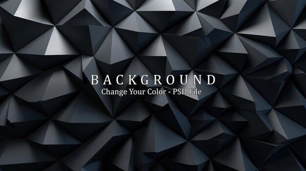 Black triangular abstract background Generative AI