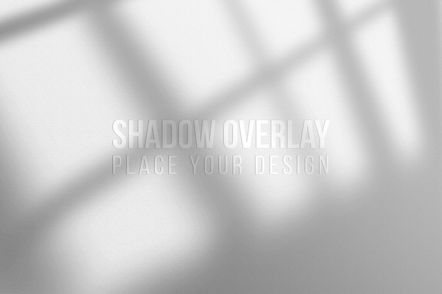 PSD blätter shadows overlay und fenster shadows overlay effekt transparentes konzept