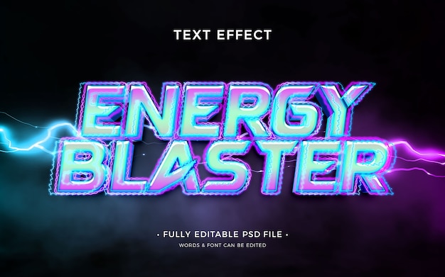 PSD blaster-texteffekt