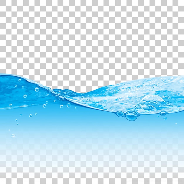 Blaue Wasserwelle