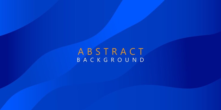 PSD blauer abstrakter hintergrund mit modernem design