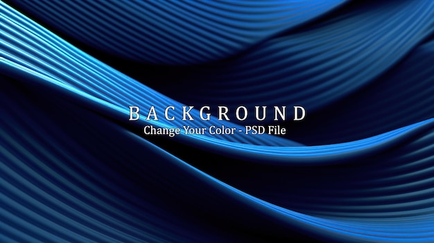 Blauer Hintergrund mit Linien Generative KI