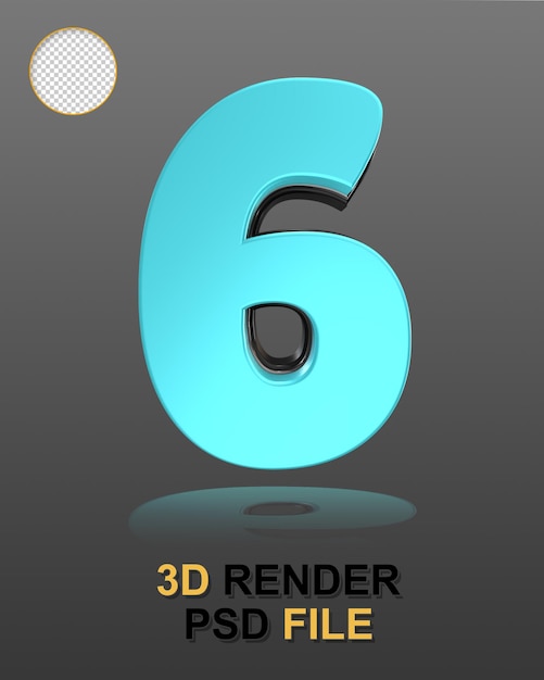 Blauer Kunststoff 3D
