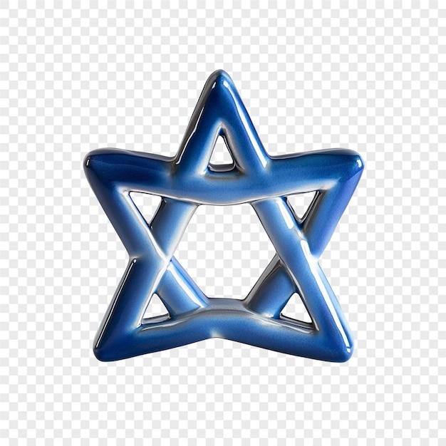blauer Stern mit einem Stern darauf
