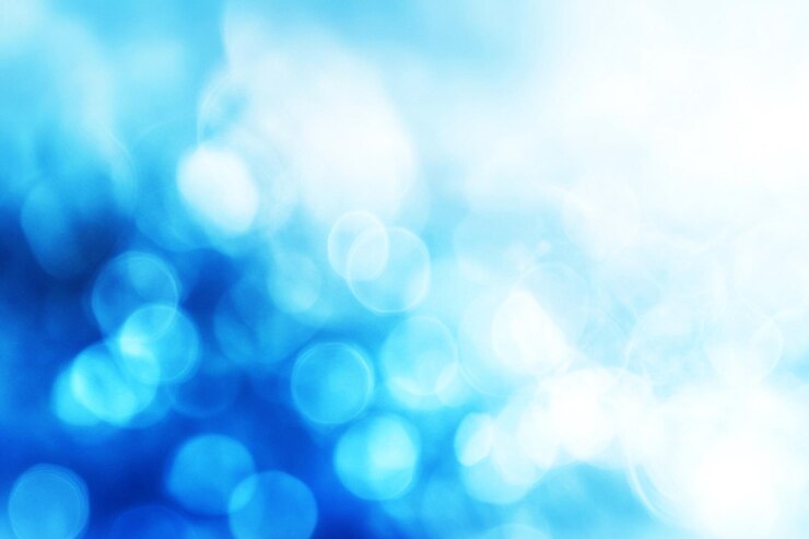 PSD blaues wasser mit blauem hintergrund mit verschwommenem hintergrund