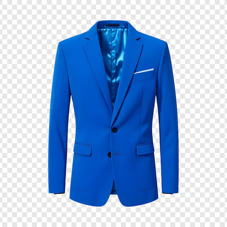 PSD blazer aislado sobre un fondo transparente