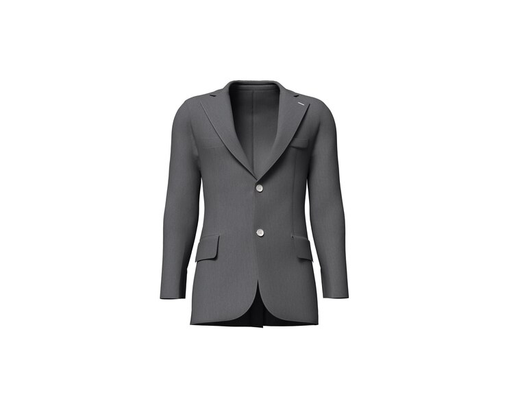 PSD blazer cinza para homens casuais