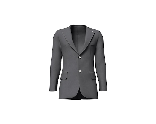 Blazer gris pour hommes décontractés