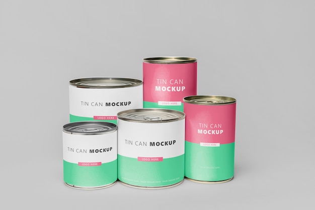 Blechdose Pop-Mockup