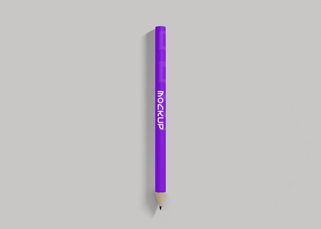 Bleistift-Mockup für Branding- und Logo-Design