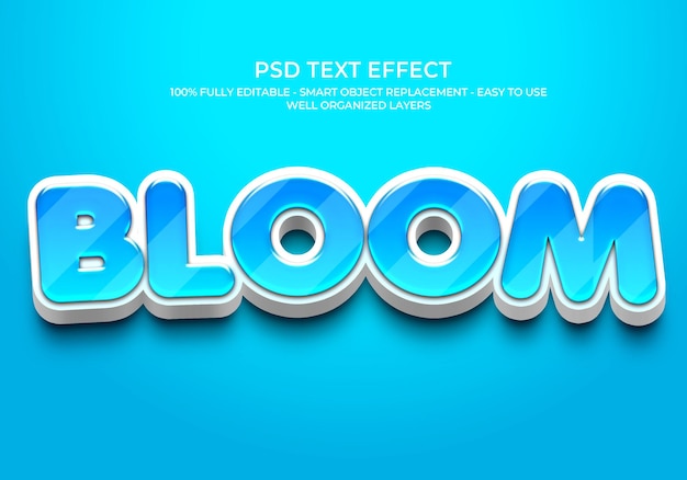 Bloom-Text-Effekt