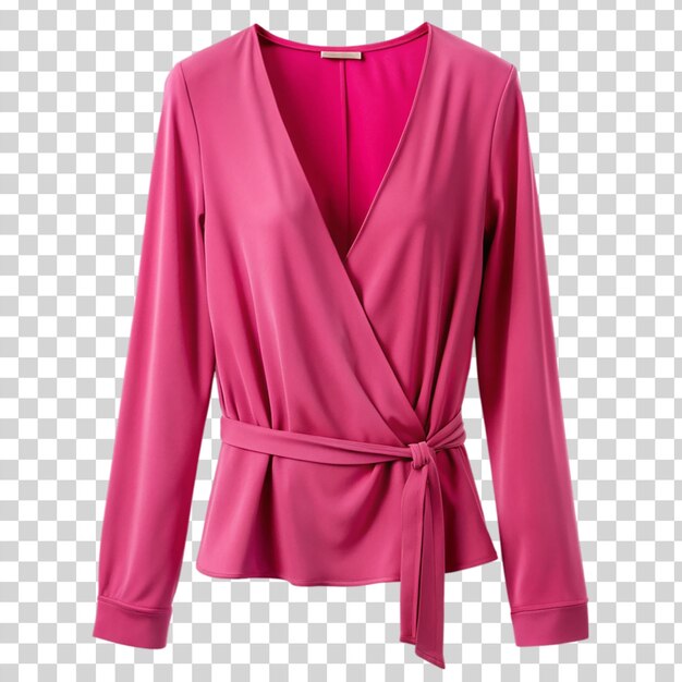 Blouse à l'enveloppe de base isolée sur fond transparent
