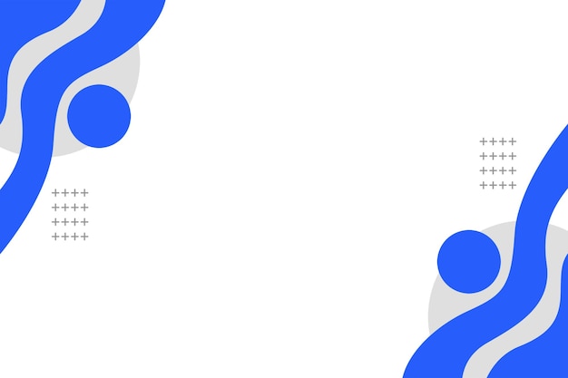 Blue Abstract Background Shape