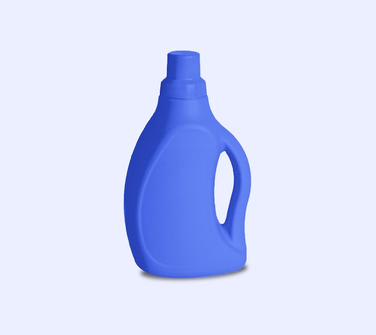 PSD blue cleaner mockup