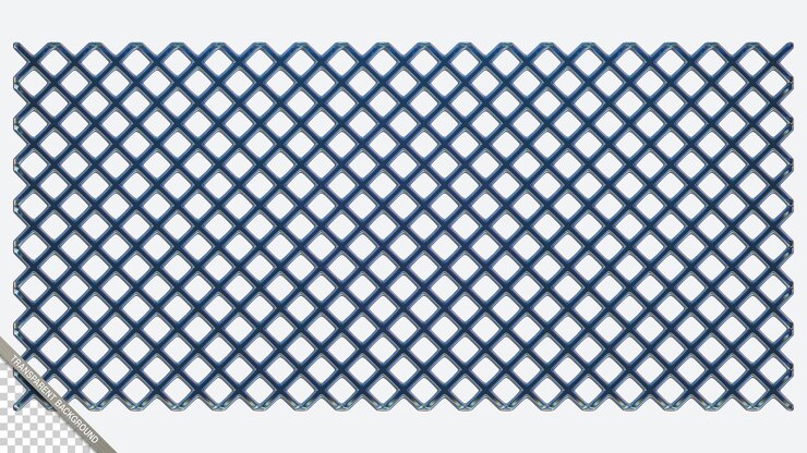 PSD blue diamond glass mesh