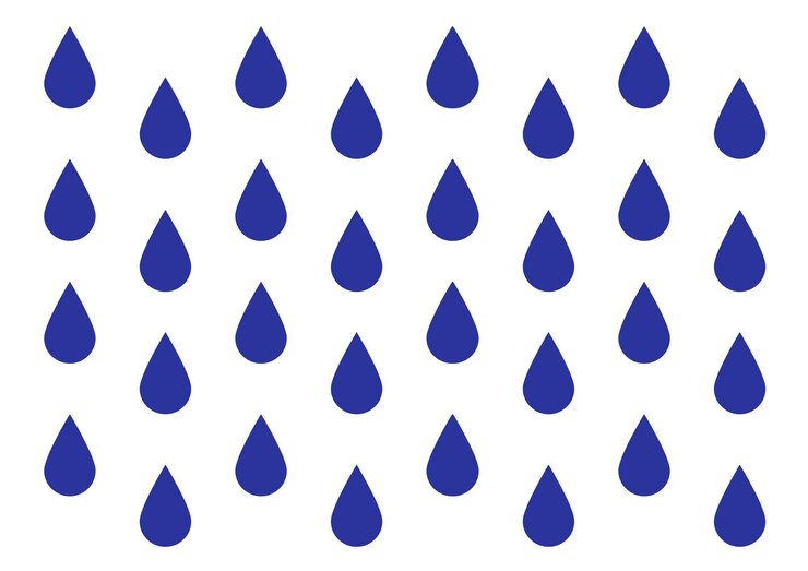 PSD blue rain drops pattern