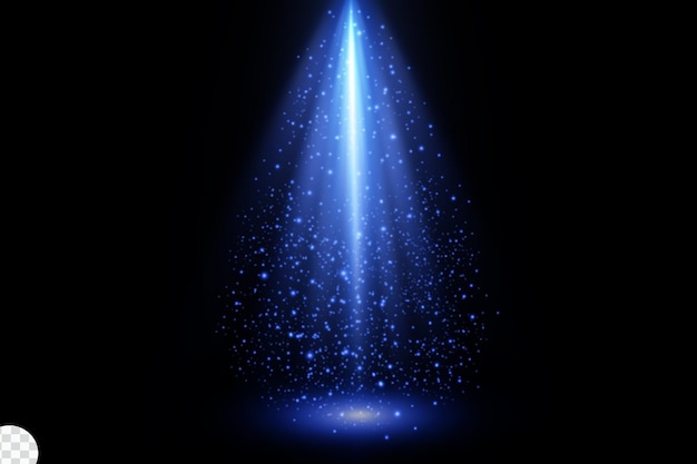 Blue stage illumination with spotlights background