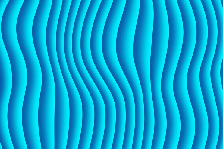 PSD blue waves ocean abstract art psd