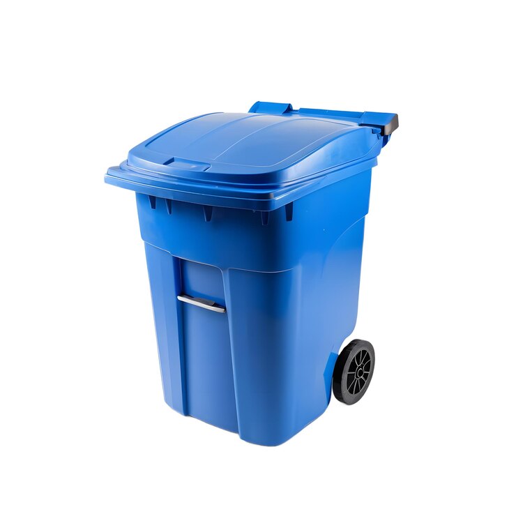 PSD blue wheelie bin