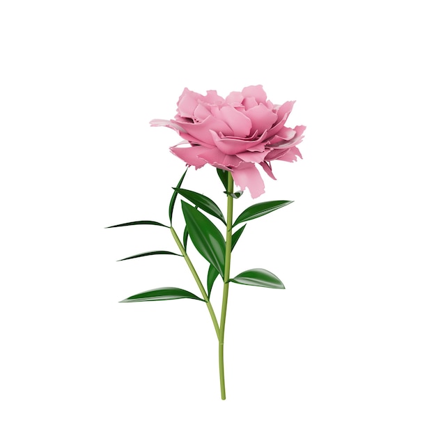 Blumen 3d-illustration