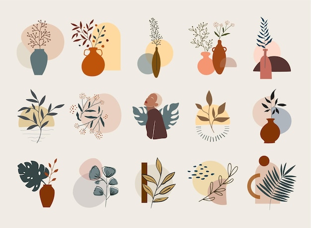 Blumen-Icon-Set