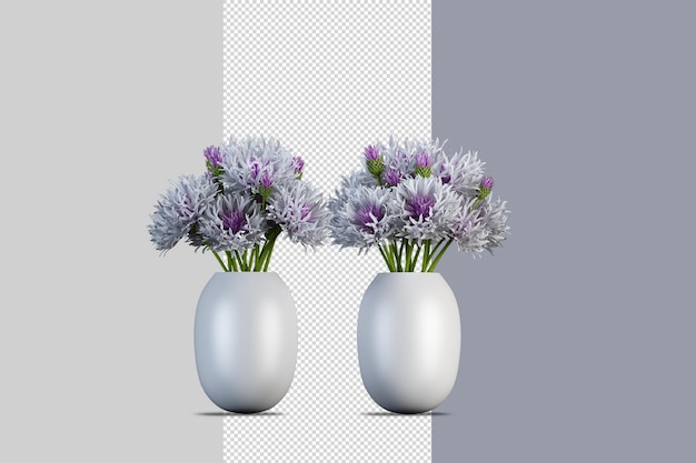 PSD blumen in 3d-rendering isoliert