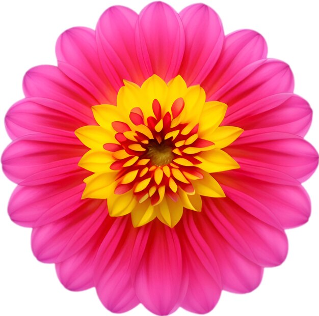 Blumen-symbol nahaufnahme eines niedlichen bunten blumen-ikonen