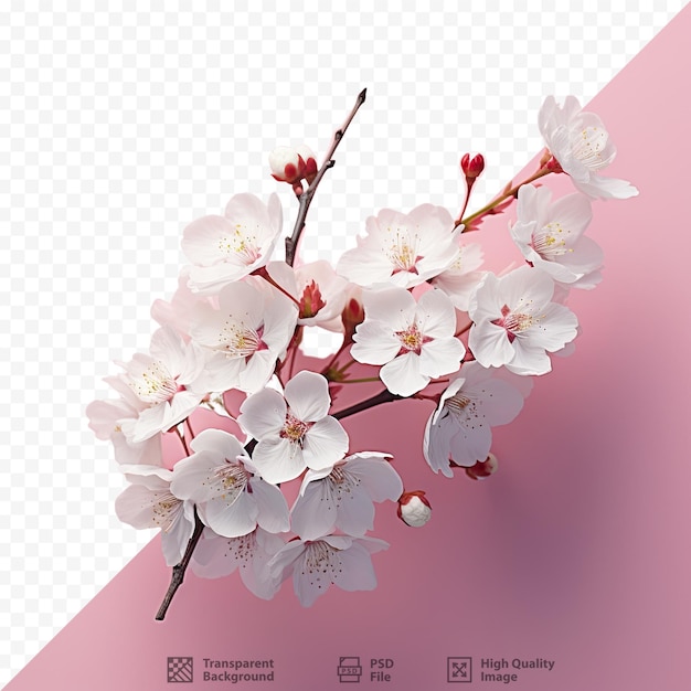 PSD blumen von sakura, der kirschblüte