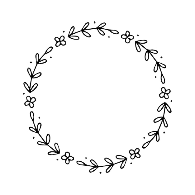 Blumenrahmen-Design