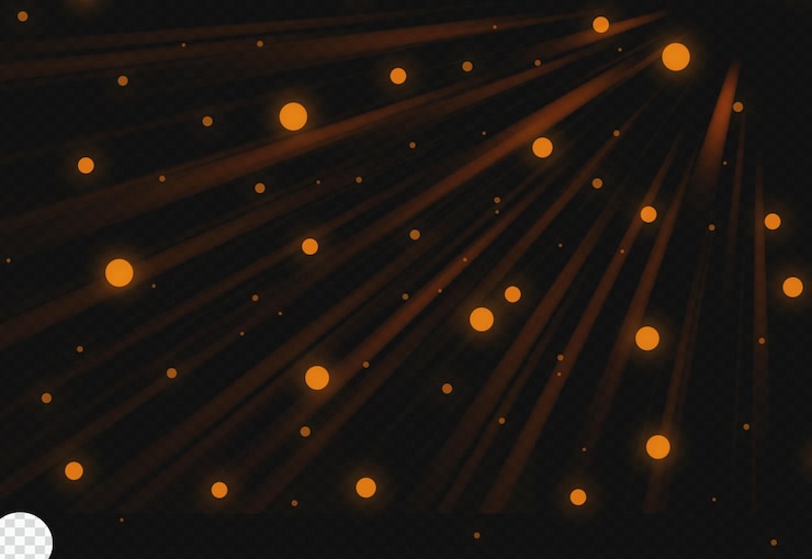 PSD blurred and defocused glitter bokeh lights rays background