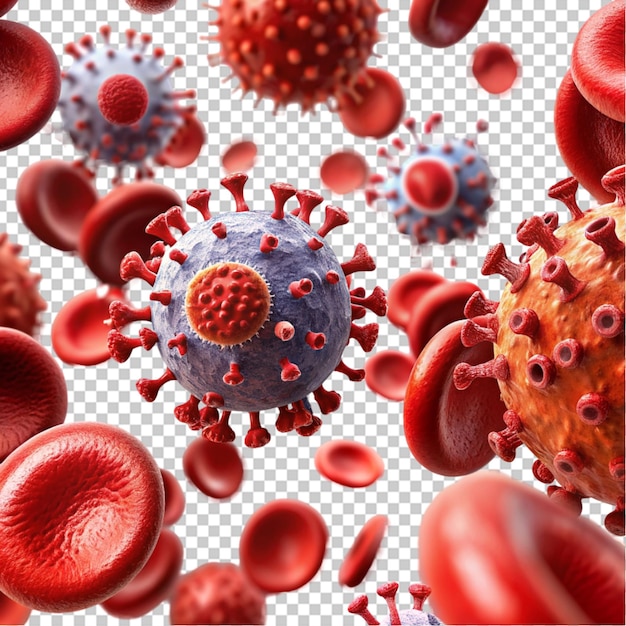 PSD blutzellen zur heilung von viren mit biotechnologie png