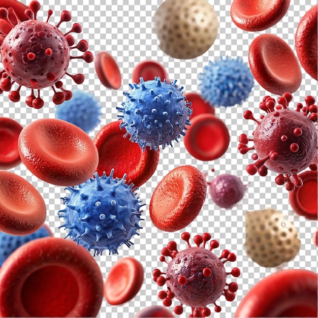 Blutzellen zur heilung von viren mit biotechnologie png