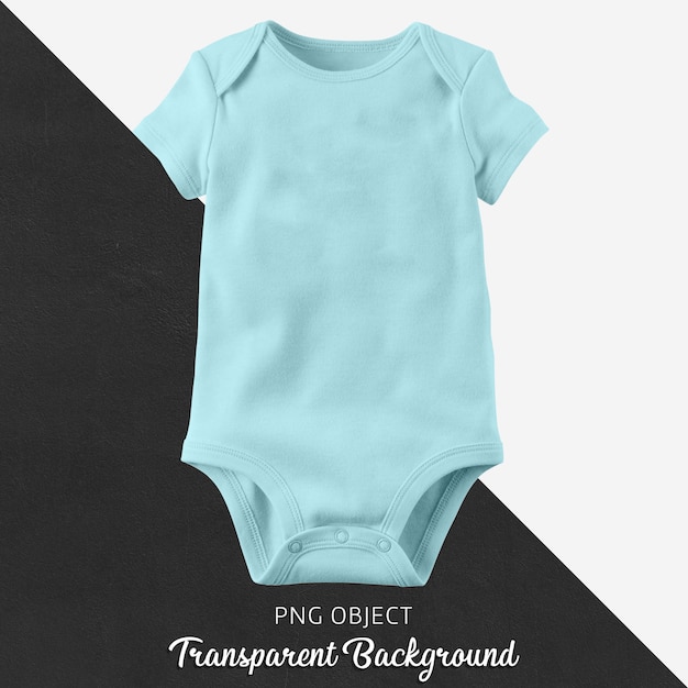 PSD body azul transparente para bebé o niños.