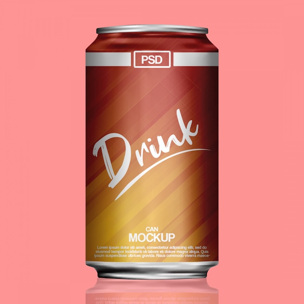 La boisson gazeuse peut être une maquette