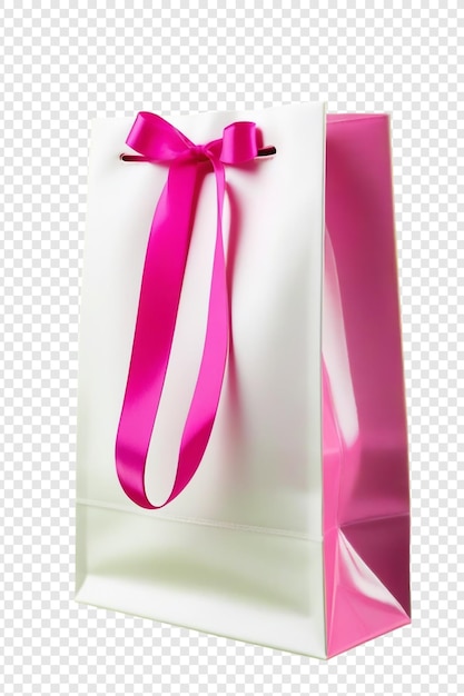 PSD une boîte cadeau rose avec un ruban rose dessus