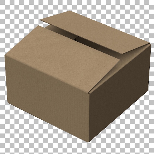 boîte en carton 3d