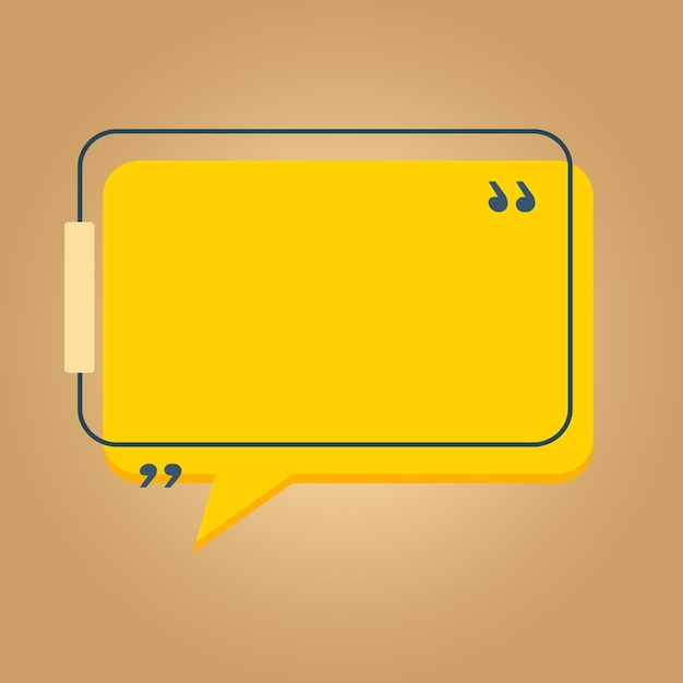 Boîte à citations jaune
