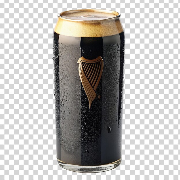 PSD une boîte de guinness sur fond transparent