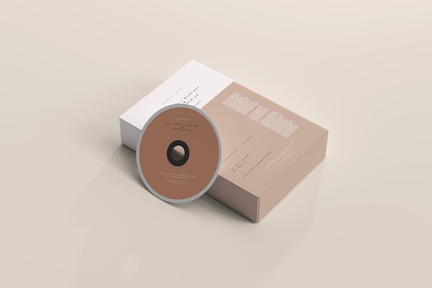 Boîte à logiciels et maquette de disque