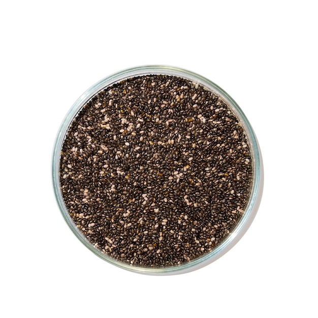 PSD boîte de pétri avec des graines sur un fond vide png