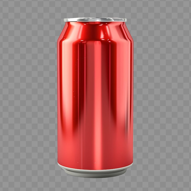 PSD une boîte rouge de soda avec les mots coca-cola dessus