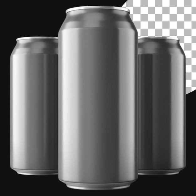 une boîte de soda transparente PNG Image