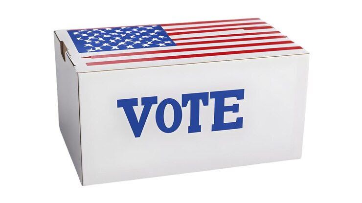 PSD boîte de vote électorale américaine