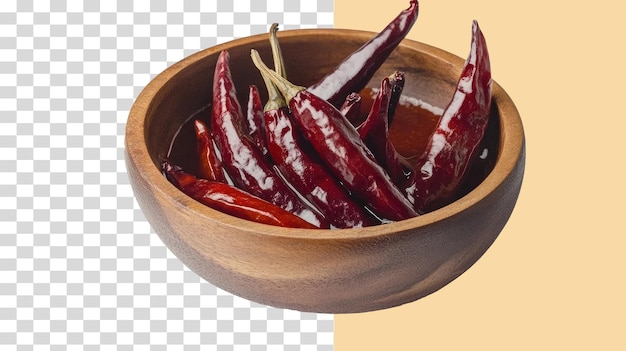 Bol de molho picante com pimentas Arbol fotografado em um fundo branco rústico ar 169 v 61 Job ID 659ec0fea90843929a307aa263df4fbb