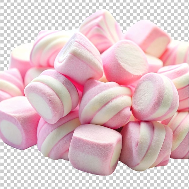 PSD un bol avec des marshmallows en forme de coeur à proximité
